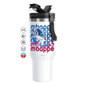 Κιλιάν Μπαπέ, Mega Tumbler με καπάκι, διπλού τοιχώματος (θερμό) 1,2L