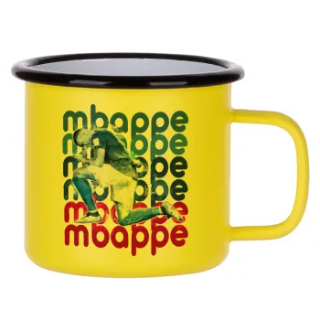 Kylian Mbappé, Metallic enamel MATT Yellow cup 360ml