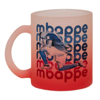 Κιλιάν Μπαπέ, Κούπα γυάλινη δίχρωμη με βάση το κόκκινο ματ, 330ml