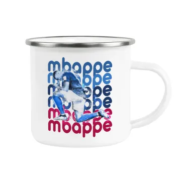 Kylian Mbappé, Metallic enamel cup white 360ml