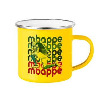 Kylian Mbappé, Yellow Enamel Metallic Cup 360ml