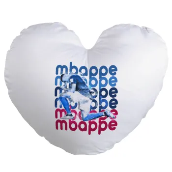 Κιλιάν Μπαπέ, Μαξιλάρι καναπέ καρδιά 40x40cm περιέχεται το  γέμισμα