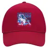 Adult Ultimate Hat RED, (100% COTTON DRILL, ADULT, UNISEX, ONE SIZE)