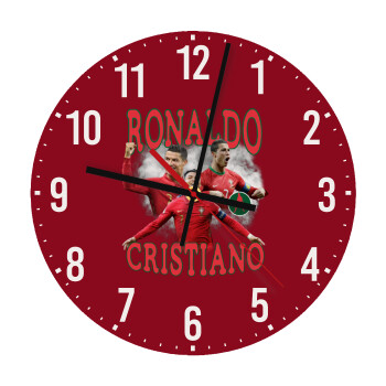Cristiano Ronaldo, Ρολόι τοίχου ξύλινο (30cm)