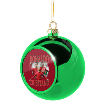 Κριστιάνο Ρονάλντο, Χριστουγεννιάτικη μπάλα δένδρου Πράσινη 8cm
