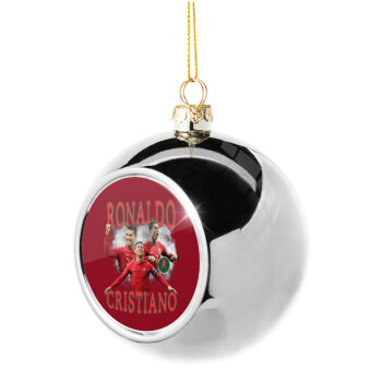 Κριστιάνο Ρονάλντο, Χριστουγεννιάτικη μπάλα δένδρου Ασημένια 8cm