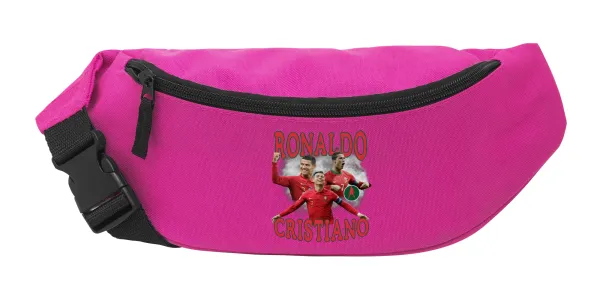 Cristiano Ronaldo — Unisex waist bag (banana) in PINK color with 2 pockets