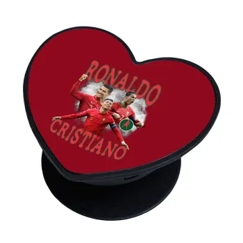 Κριστιάνο Ρονάλντο, Phone Holders Stand  καρδιά Μαύρο Βάση Στήριξης Κινητού στο Χέρι