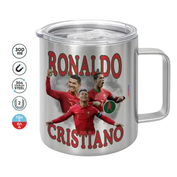 Cristiano Ronaldo, Mug Stainless steel double wall 300ml