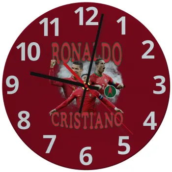 Cristiano Ronaldo, Ρολόι τοίχου γυάλινο (30cm)