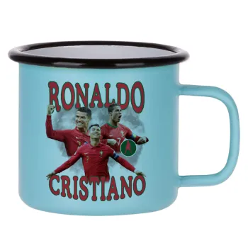 Cristiano Ronaldo, Κούπα Μεταλλική εμαγιέ ΜΑΤ σιέλ 360ml