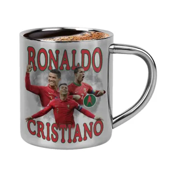 Cristiano Ronaldo, Double-wall metal cup for espresso (220ml)