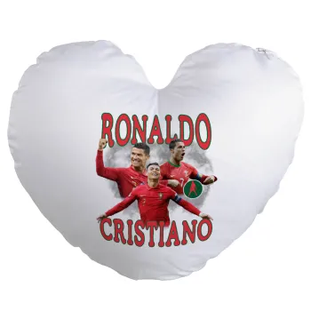 Κριστιάνο Ρονάλντο, Μαξιλάρι καναπέ καρδιά 40x40cm περιέχεται το  γέμισμα