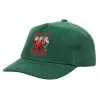 Children's Baseball Cap, 100% Cotton Drill, GREEN (COTTON, CHILDREN'S, ONE SIZE)