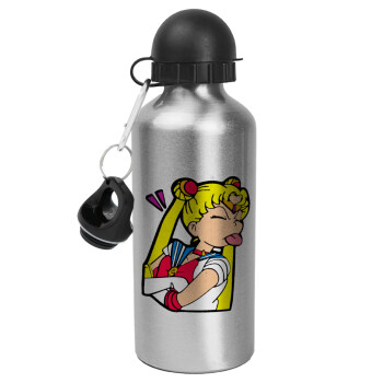 Sailor Moon, Metallic water jug, Silver, aluminum 500ml