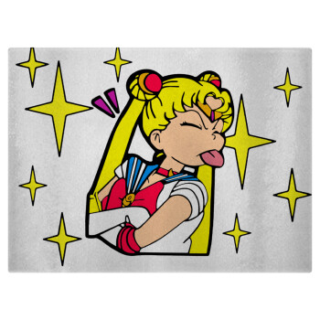 Sailor Moon, Επιφάνεια κοπής γυάλινη (38x28cm)