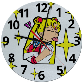Sailor Moon, Ρολόι τοίχου γυάλινο (30cm)