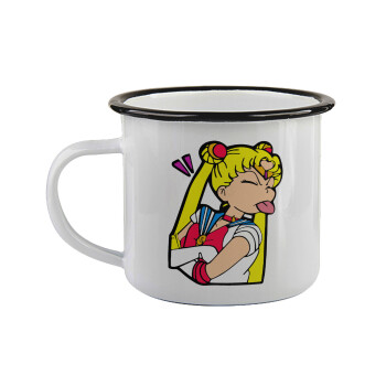Sailor Moon, Κούπα εμαγιέ με μαύρο χείλος 360ml