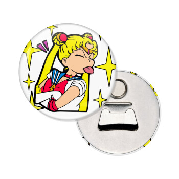 Sailor Moon, Μαγνητάκι και ανοιχτήρι μπύρας στρογγυλό διάστασης 5,9cm