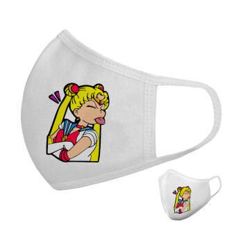 Sailor Moon, Μάσκα υφασμάτινη υψηλής άνεσης παιδική (Δώρο πλαστική θήκη)