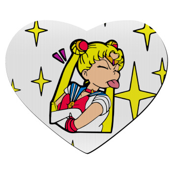 Sailor Moon, Mousepad καρδιά 23x20cm