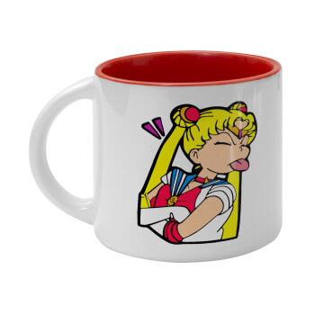 Sailor Moon, Κούπα κεραμική 400ml Λευκή/Κόκκινη