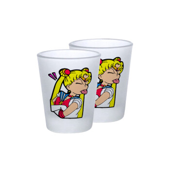 Sailor Moon, Σφηνοπότηρα γυάλινα 45ml του πάγου (2 τεμάχια)