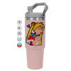 Pink color, 890ml (30oz) stainless Steel Tumbler with Handle