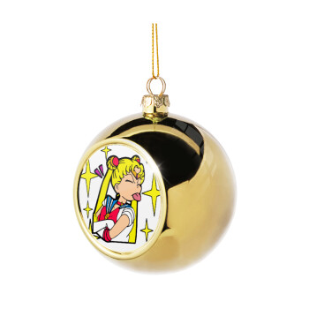 Sailor Moon, Χριστουγεννιάτικη μπάλα δένδρου Χρυσή 8cm
