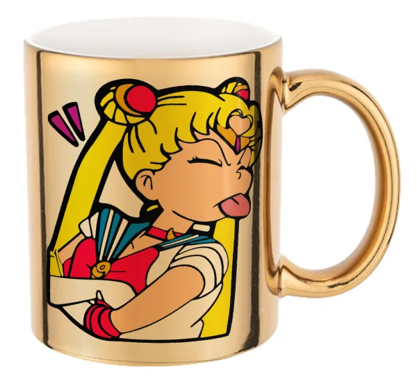 Sailor Moon — Κούπα κεραμική, χρυσή καθρέπτης, 330ml
