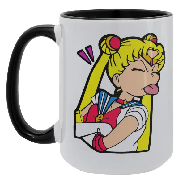 Sailor Moon — Mega 15oz Μαύρη