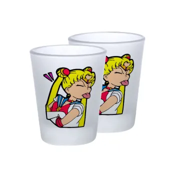 Sailor Moon, Σφηνοπότηρα γυάλινα 45ml του πάγου (2 τεμάχια)