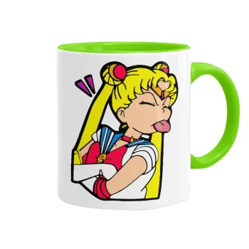 Sailor Moon, Κούπα χρωματιστή βεραμάν, κεραμική, 330ml