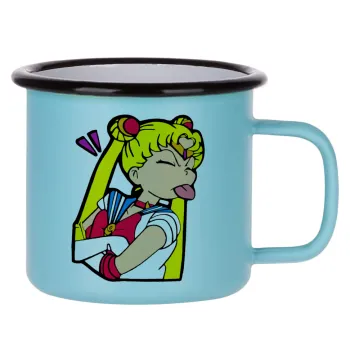 Sailor Moon, Κούπα Μεταλλική εμαγιέ ΜΑΤ σιέλ 360ml