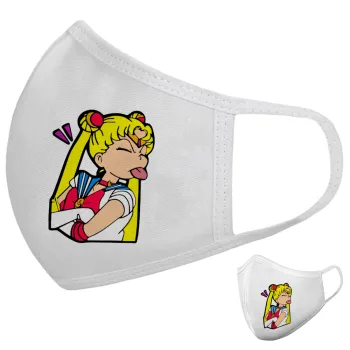 Sailor Moon, Μάσκα υφασμάτινη υψηλής άνεσης παιδική (Δώρο πλαστική θήκη)