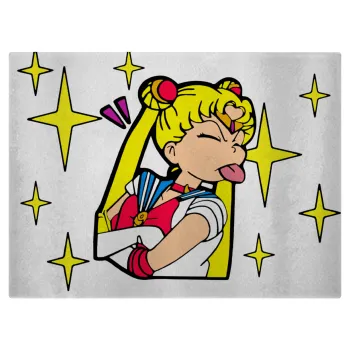Sailor Moon, Επιφάνεια κοπής γυάλινη (38x28cm)