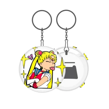 Sailor Moon, Μπρελόκ μεταλλικό 5cm με ανοιχτήρι