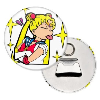 Sailor Moon, Μαγνητάκι και ανοιχτήρι μπύρας στρογγυλό διάστασης 5,9cm
