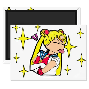 Sailor Moon, Ορθογώνιο μαγνητάκι ψυγείου διάστασης 9x6cm