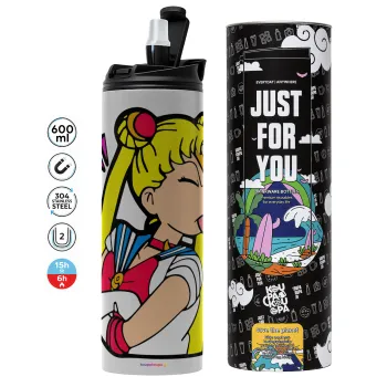 Sailor Moon, Tumbler stainless steel GREY 600ml