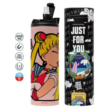 Sailor Moon, Tumbler stainless steel PINK 600ml