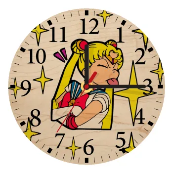 Sailor Moon, Ρολόι τοίχου ξύλινο plywood (20cm)