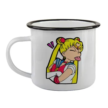Sailor Moon, Κούπα εμαγιέ με μαύρο χείλος 360ml