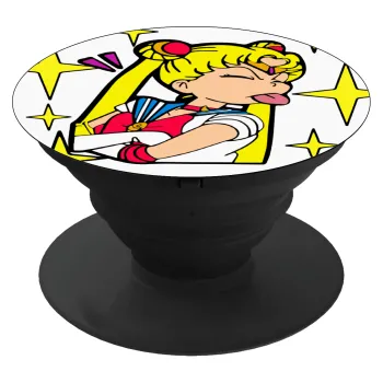 Sailor Moon, Phone Holders Stand  Μαύρο Βάση Στήριξης Κινητού στο Χέρι