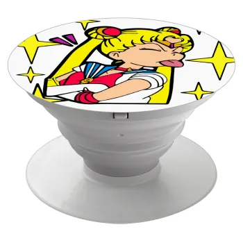 Sailor Moon, Phone Holders Stand  Λευκό Βάση Στήριξης Κινητού στο Χέρι