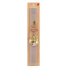 Easter Set, wooden keychain & scented Easter candle flat (30cm) (GRAY)