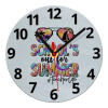 Ρολόι τοίχου γυάλινο (20cm)