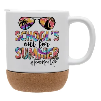 School's Out For Summer Teacher Life, Ceramic coffee mug Cork (MAT), 330ml