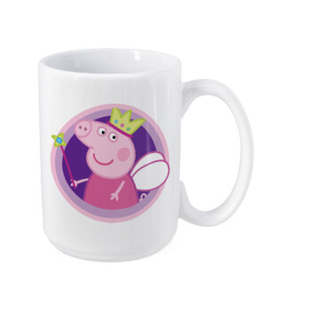 Peppa pig Queen, Κούπα Mega, κεραμική, 450ml
