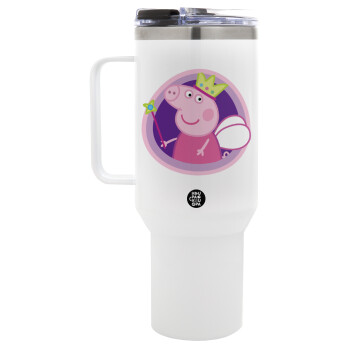 Peppa pig Queen, Mega Stainless steel Tumbler with lid, double wall 1,2L